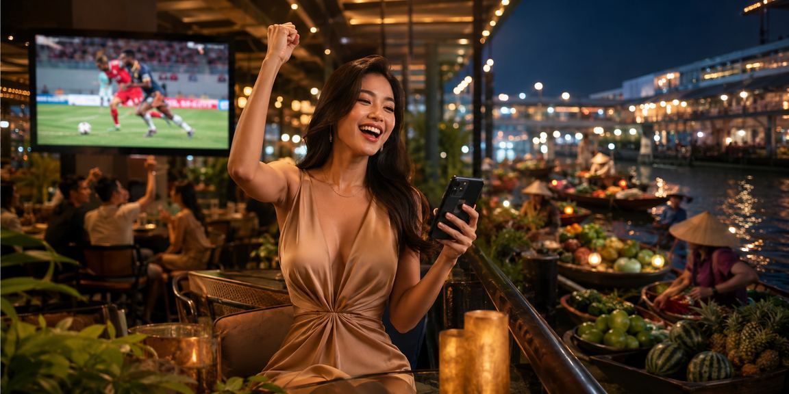 Người dùng miền Tây xem thông tin bonus và thanh toán VND trên mobile
